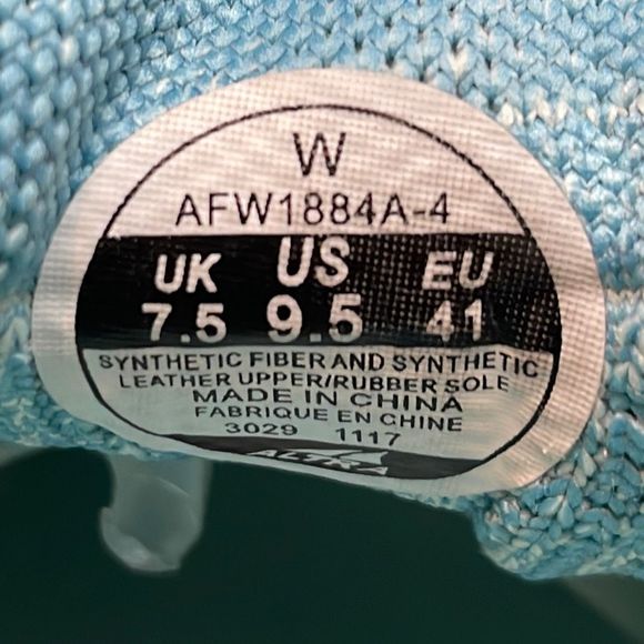 Altra Vali Knit Blue/Teal Athletic Running Shoes AFW1884A-4 Women's Size 9.5 - Picture 11 of 12